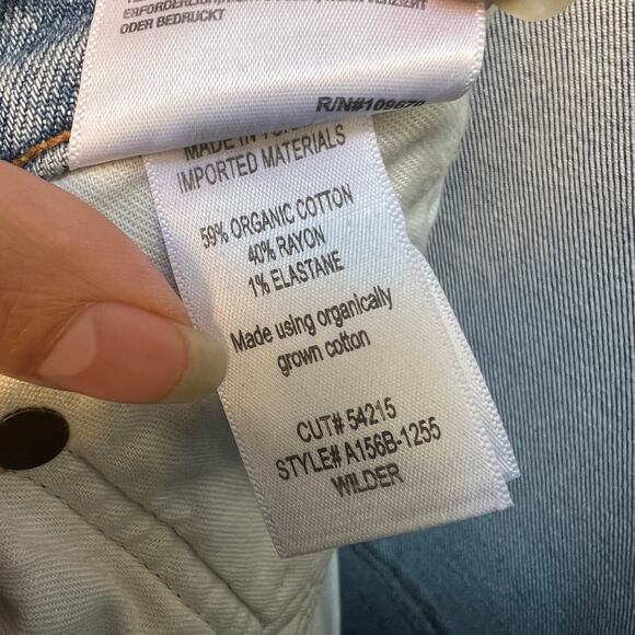 AGOLDE Wilder Straight Leg Mid Rise Jeans Size 31 - Picture 5 of 6